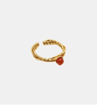 Bague TORSADÉE - Nilaï - Rouge