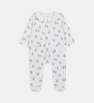 Pyjama -  imprimé oursons coton - Tartine Et Chocolat - Écru