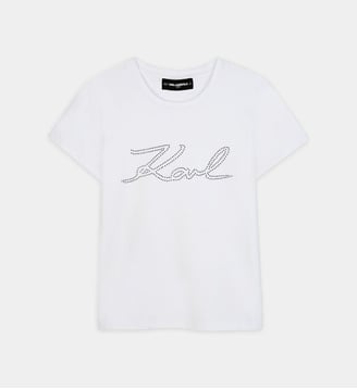 T-shirt à manches courtes - Karl Lagerfeld Kids - Crème
