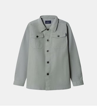 Surchemise Coupe Regular À Poches À Rabat - Hackett London - Sage green