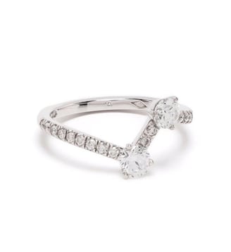 Bague Toi+Moi 0.25 carat x2 pavée Loyal.e Paris