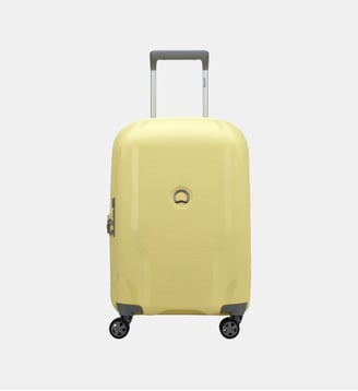 Valise cabine 4R 55 cm - Delsey Paris - Jaune pâle