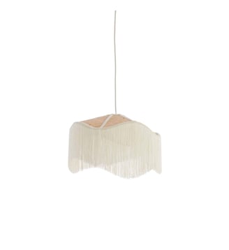 Suspension Tiffany - Light & Living - Blanc