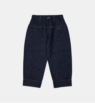 Jeans coupe décontractée en denim foncé - Marni - Denim bleu