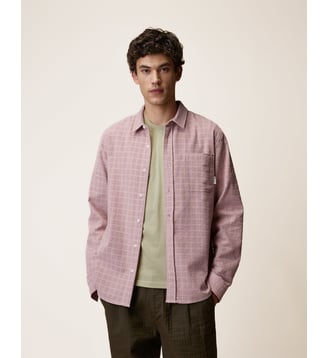 Chemise en velours - Faguo - Mauve