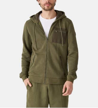 Veste zippée en coton HECTOR - Jott - Kaki
