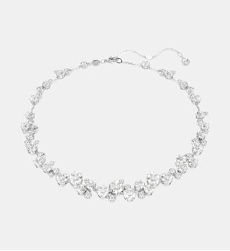 Collier Constella, Métal rhodié - Swarovski - White
