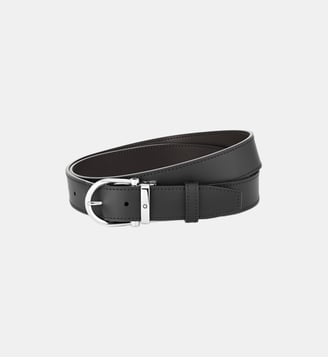 Ceinture Cuir 128783 - Montblanc - Marron et noir