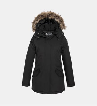 Parka à capuche - Schott - Noir