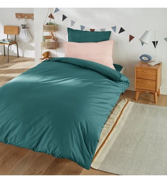 Housse couette enfant percale coton bio Scenario La Redoute Interieurs