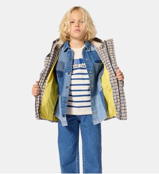 Doudoune à capuche - Marc Jacobs Kids - Limestone