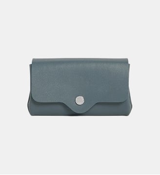Porte monnaie Sans couture en cuir lisse - Le Tanneur - Bleu shade
