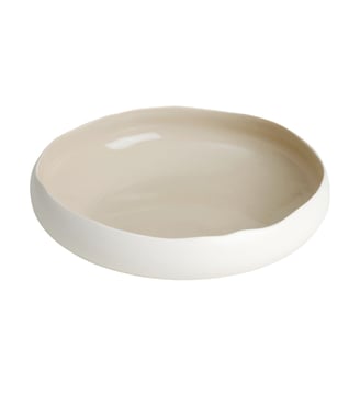 Assiette creuse ronde par 6 - Médard de Noblat - Lin