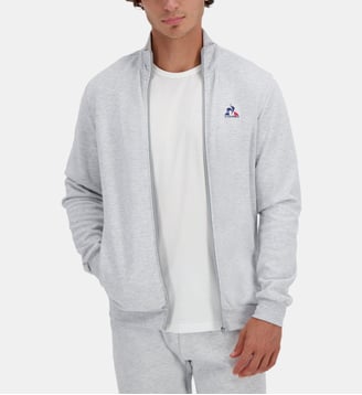 Sweat zippé  Essentiels - Le Coq Sportif - Gris