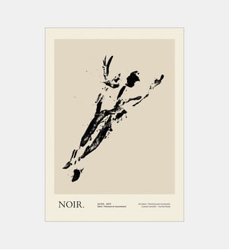 Poster   Noir - The Poster Club x Lucrecia Rey Caro - Poster & Frame - Noir et blanc
