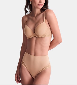 Culotte taille haute - Aubade - Beige
