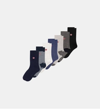 Lot de 7 chaussettes mi-hautes en coton Le Slip Francais