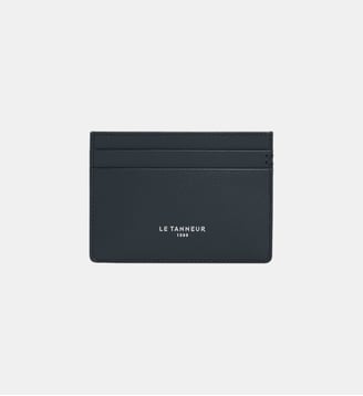 Porte cartes Lucien en cuir liégé - Le Tanneur - Bleu crépuscule