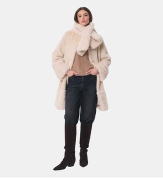 Manteau Fausse Fourrure Marion - Tara Jarmon - Blanc