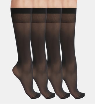 Lot de 4 collants 28D ECODIM - Dim - Noir
