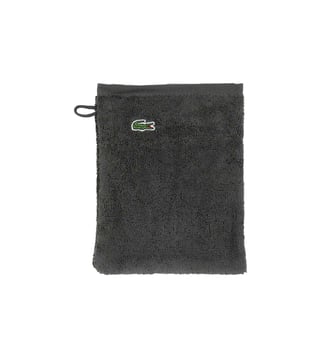 Gant de toilette  en coton - Lacoste Home - Gris