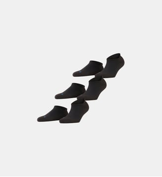 Socquettes Cool Kick 3-Pack Fibre artificielle - Falke - Noir basic