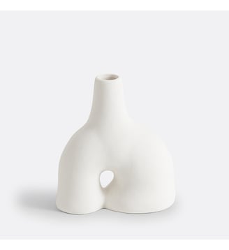 Bibelot en céramique H13,5 cm - La Redoute Interieurs - Blanc