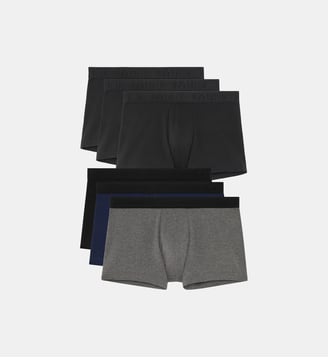 Lot de 6 boxers forme shorty - Hom - Multicolore