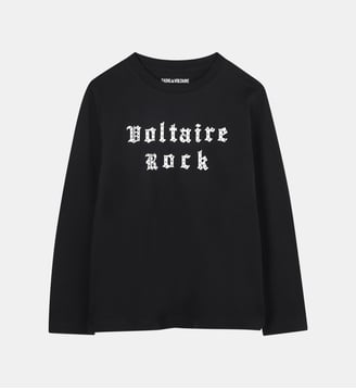 T-shirt manches longues - Zadig&Voltaire Kids - Black
