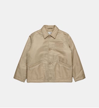 Veste en sergé avec écusson - MM6 Maison Margiela - Beige