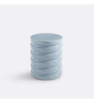 Bout de canapé en céramique - La Redoute Interieurs - Bleu