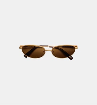 Les Lunettes Alba - Jacquemus - Gold matt
