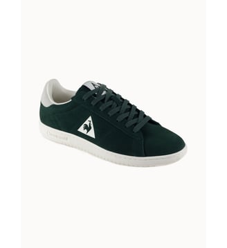 Sneakers en suede Prestance - Le Coq Sportif - Vert et orange