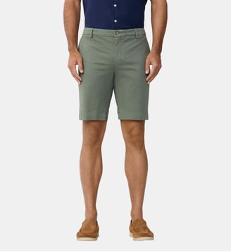 Short Chino Kensington Coupe Slim - Hackett London - Stone green