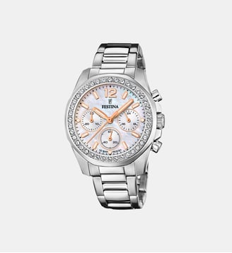 Montre Boyfriend Blanc F20606/1 - Festina - Argenté