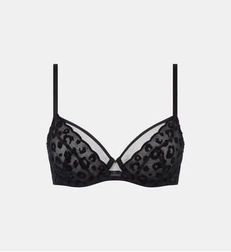Soutien-gorge emboîtant détails velours - Chantelle Pulp - Noir