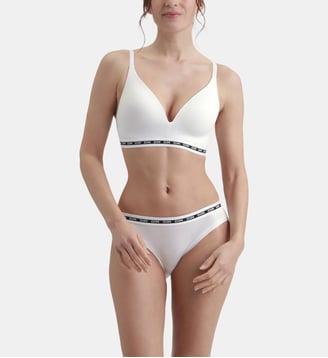 Culotte coton modal souple Icons - Dim - Blanc