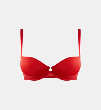Soutien-gorge corbeille à coques Nufit rouge - Maison Lejaby - Rouge passion