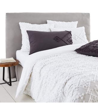 Housse de couette tuftée, coton AM.PM
