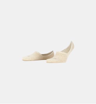 Chaussettes Invisibles Step High Cut Coton - Falke - Mélange sable