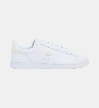 Sneakers Carnaby Set femme en cuir - Lacoste - Blanc et beige
