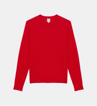 Pull Morcant en laine mérinos - Ines de la Fressange Paris - Rouge
