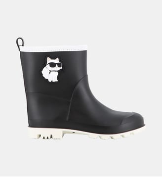 Bottes de pluie - Karl Lagerfeld Kids - Noir et blanc