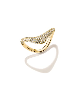 Bague avec zirconia en forme de goutte - Thomas Sabo - Or