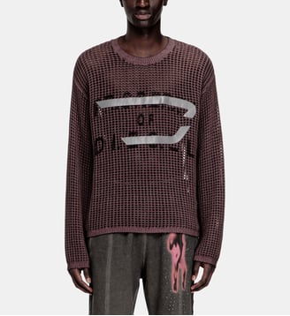 Haut en maille à manches longues - Diesel - Violet