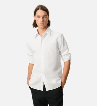 Chemise Tailor En Popeline De Coton - AMI Paris - Blanc