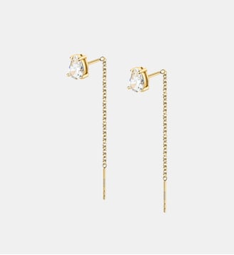 Boucles D'Oreilles en acier, cristaux, TESORI - Morellato - Or jaune et blanc