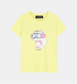 Tee-shirt manches courtes - Karl Lagerfeld Kids - Primevère