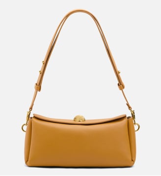 Sac Carrousel unisexe en cuir de veau - AMI Paris - Miel