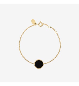 Bracelet doré opale rose - LADY Caroline Najman